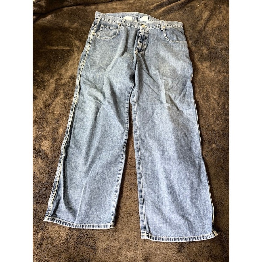 Vintage Guess Reflective Volume Jeans Mens 34x30 Double Stone Wash Made in USA